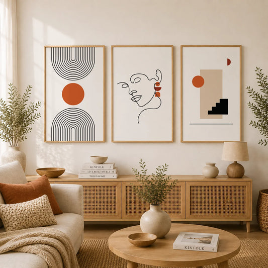 Abstract Line Art Woman Canvas Print | Modern Wall Decor Canvas Wall Art Peaceful Pleasures Health and Wellness