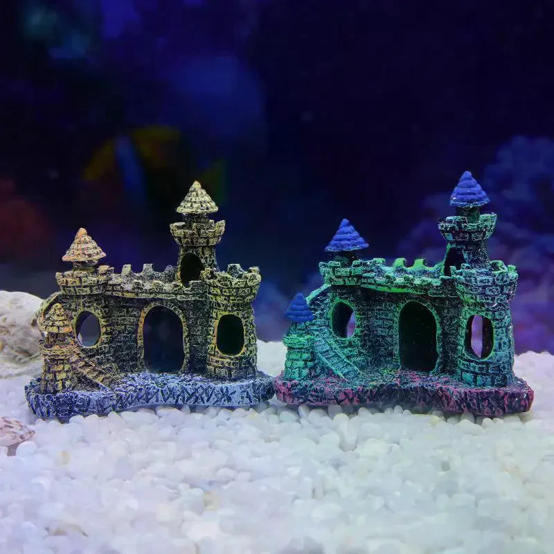 Castle Rockery Fish Tank Ornament | Aquarium Decoration