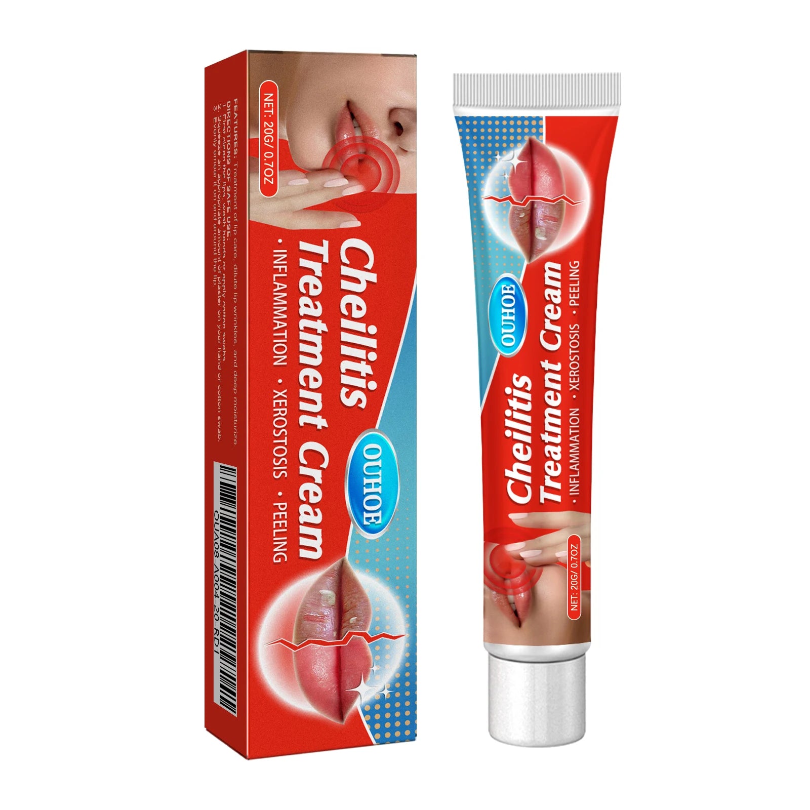 OUHOE Lip Repair Balm Lip moisturizing and hydrating chapped and cracked to prevent dryness and lighten lip lines care balm Peaceful Pleasures Health and Wellness 20g