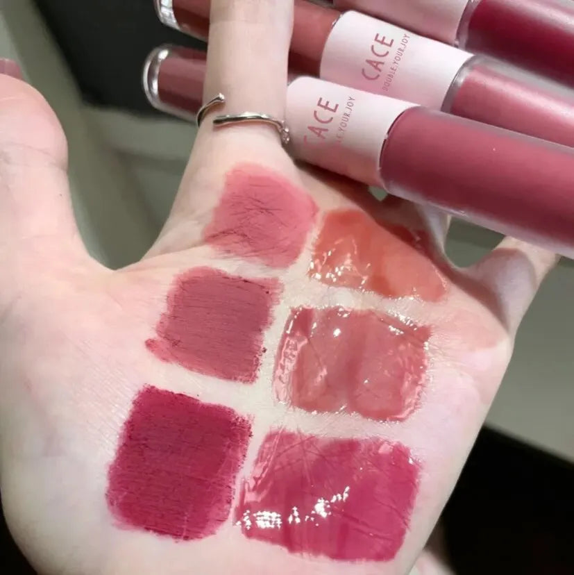 CACE Double-Head Matte Velvet Liquid Lipstick & Lip Glaze