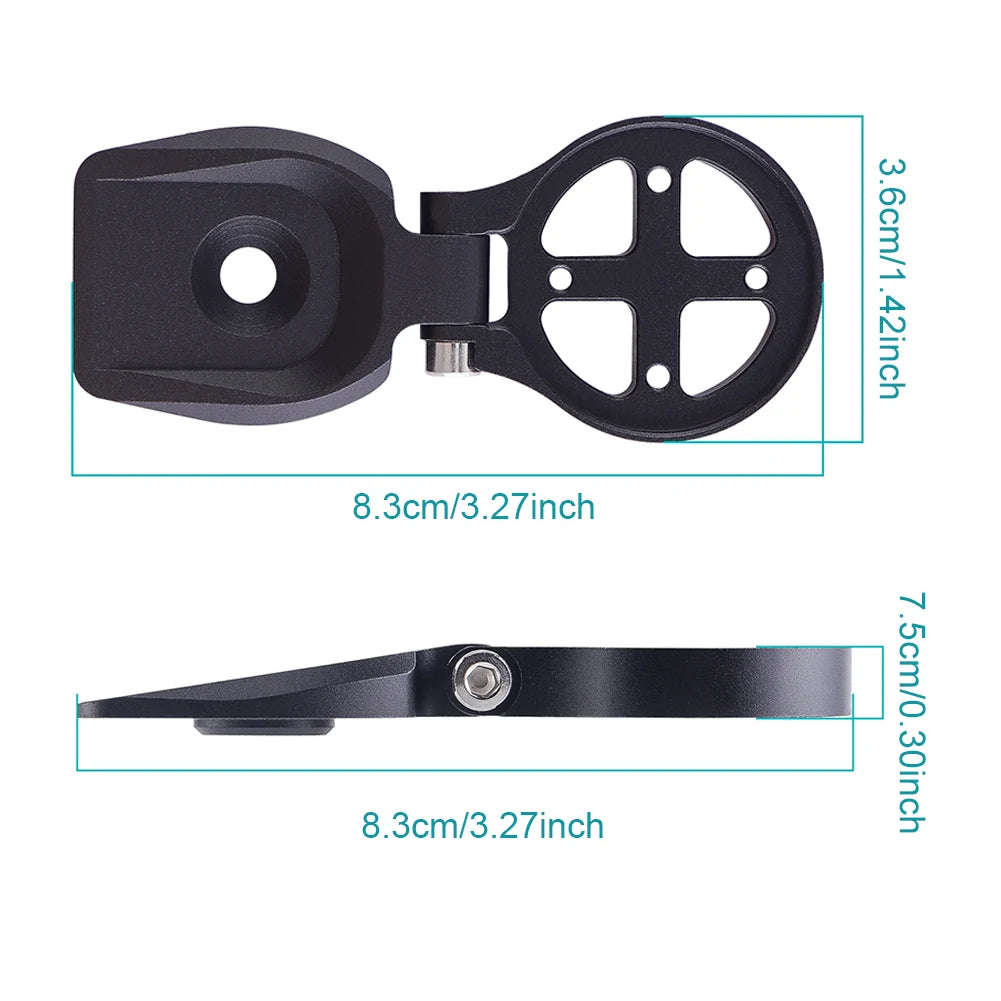 Bike Computer Mount Adjustable Bicycle Computer Stem Mount Holder Aluminum Alloy Bicycle Computer Holder for Garmin/Bryton/Wahoo Peaceful Pleasures Health and Wellness
