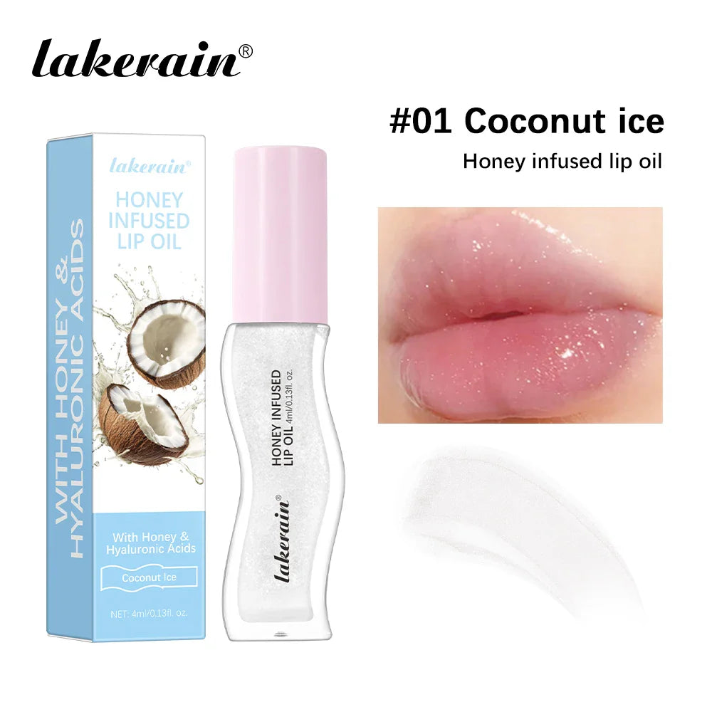 Lakerain Honey Lip Oil – Moisturizing Tinted Gloss | 4ml