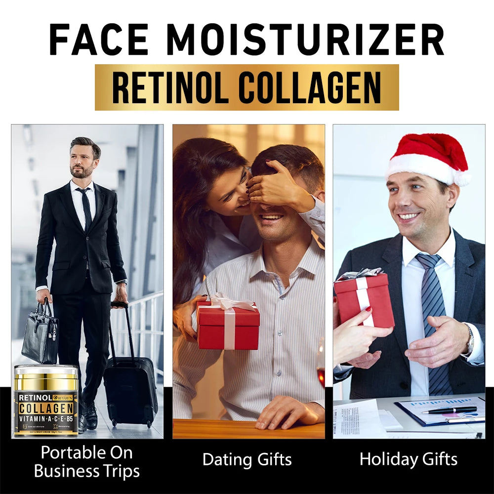 SUYARUN Collagen Retinol Face Cream with Vit C&E - Anti-Aging, Brightening & Firming Moisturizer for Youthful Glow. Peaceful Pleasures Health and Wellness