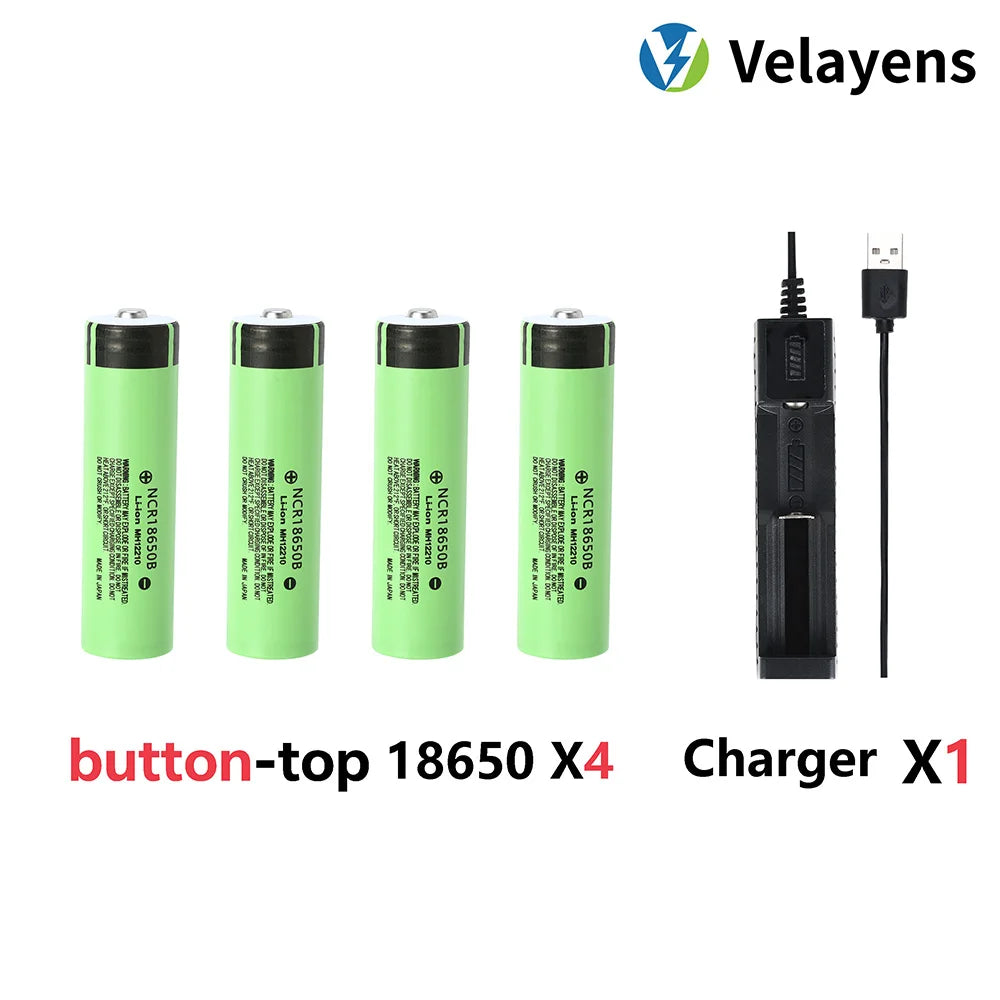 18650 1700mAh 3.7V Rechargeable Li-Ion Battery High-Drain for Flashlights 2-20pcs Bulk Available, 1000+ Charge Cycles Peaceful Pleasures Health and Wellness 4 BT 18650 1Charger 3.7 V