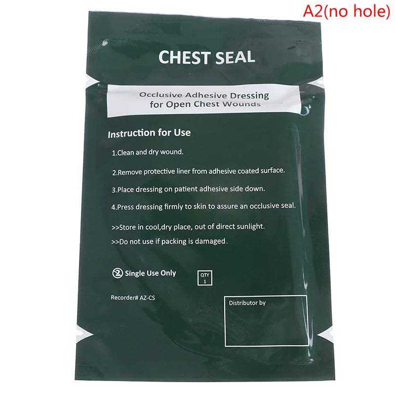 Thoracic Sealing Patch Set – Vented & Non-Vented | 17×20cm