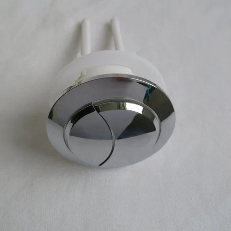Dual Push Button Toilet Flush Switch – 38/48/58mm ABS Crescent