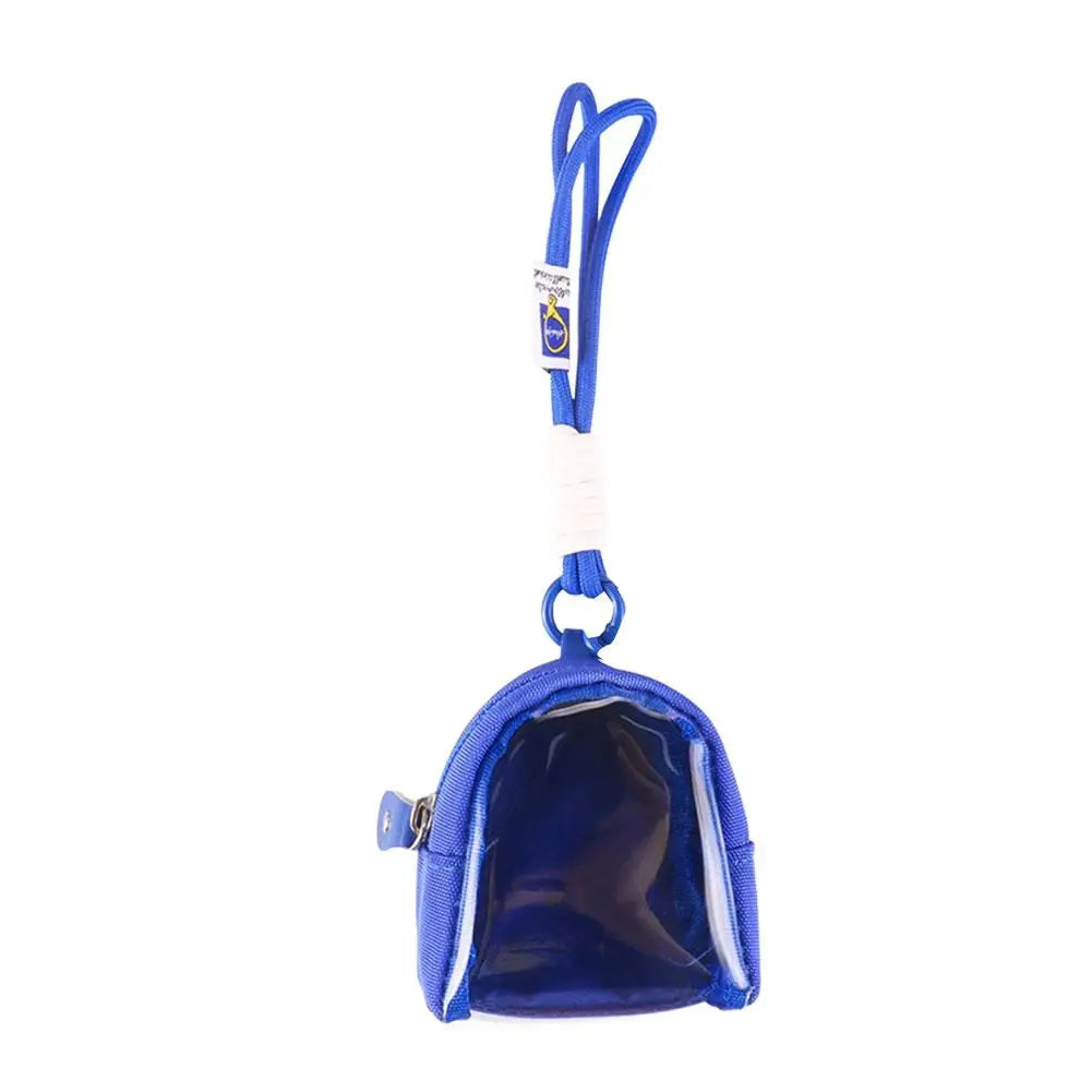 For Tamagotchi Paradise Waterproof Protective Case With Lanyard For Digital Pet Game Console Transparent Storage Pouch Peaceful Pleasures Health and Wellness blue