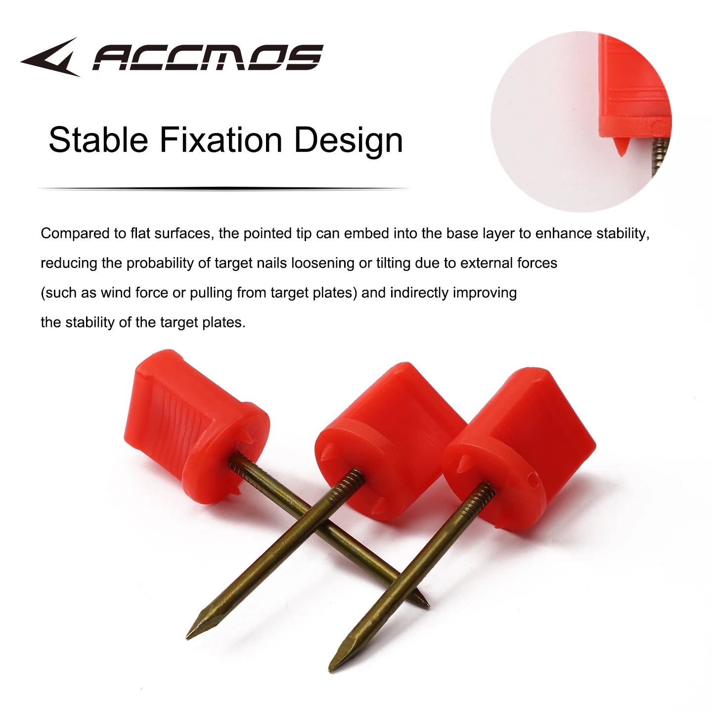 Archery Target Metal Nail Fixed Paper Shooting Accessories