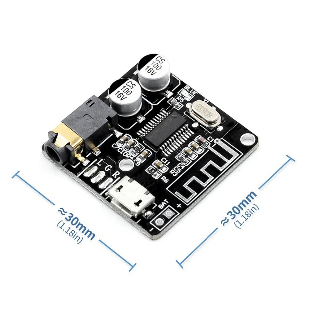 1-5PCS VHM-314 Wireless Stereo Music Module 3.5mm Audio Aux Bluetooth Audio Receiver Board Micro USB 5V Car Audio Decoder Board Peaceful Pleasures Health and Wellness