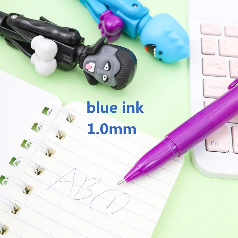 Funny Boxing Ballpoint Pen Blue Ink Creative Pumpkin Monster Santa