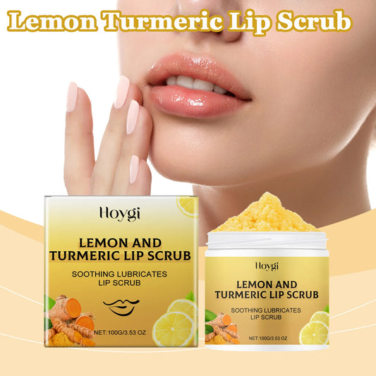 Turmeric Lemon Lip Scrub – Exfoliating & Moisturizing Balm