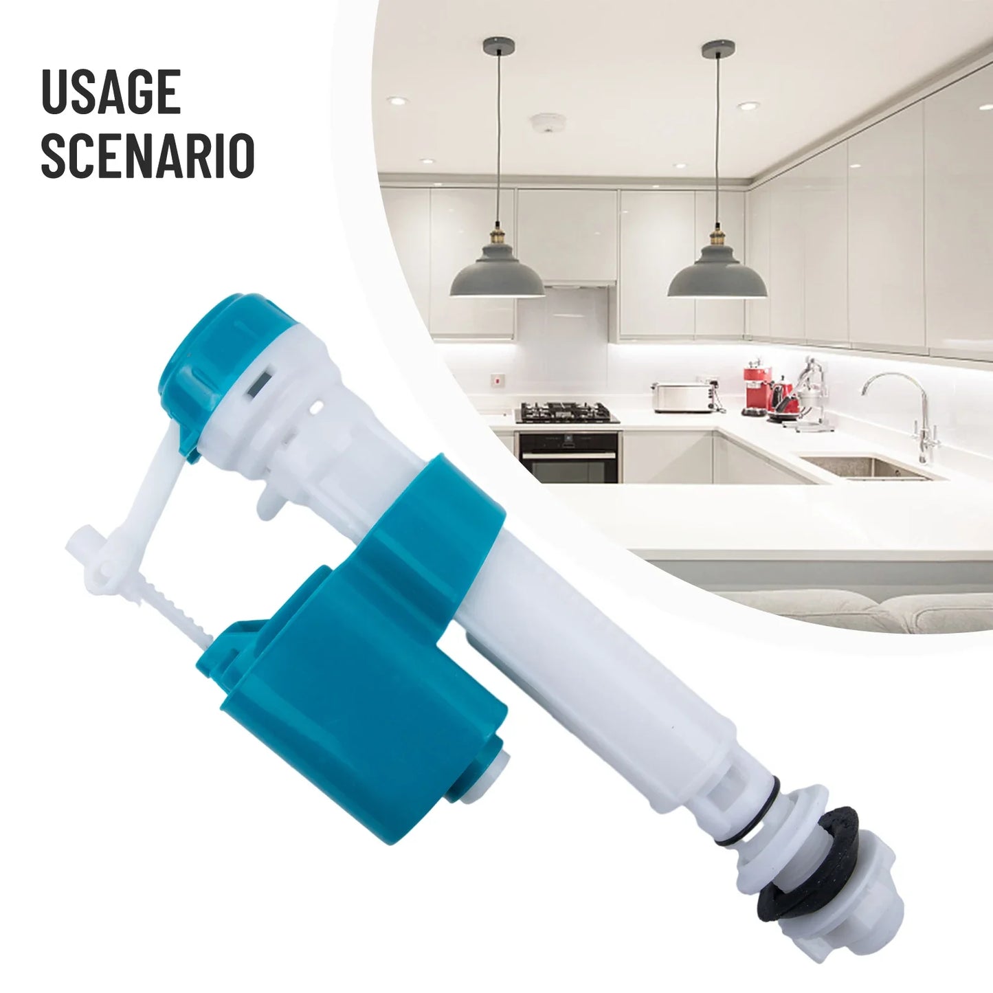 ABS Toilet Cistern Fill Valve & Flush Repair Kit | Adjustable