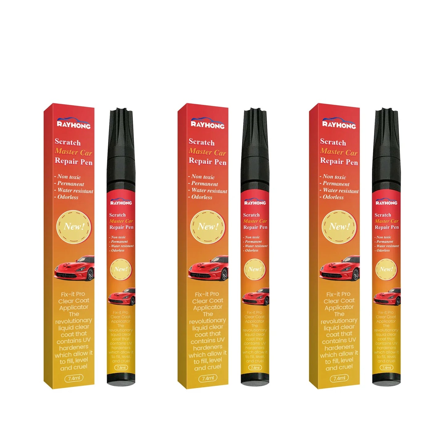 Car Scratch Touch-Up Repair Pen – Weatherproof Auto Paint Fix