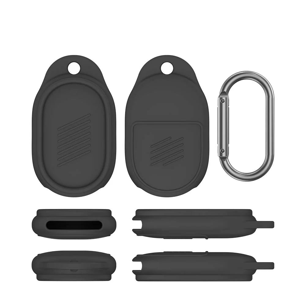 For Xiaomi Tag Dust Proof Minimalist Solid Color Silicone Case Provides Comprehensive Protection And Is Shock-And Drop-Resistant Peaceful Pleasures Health and Wellness black