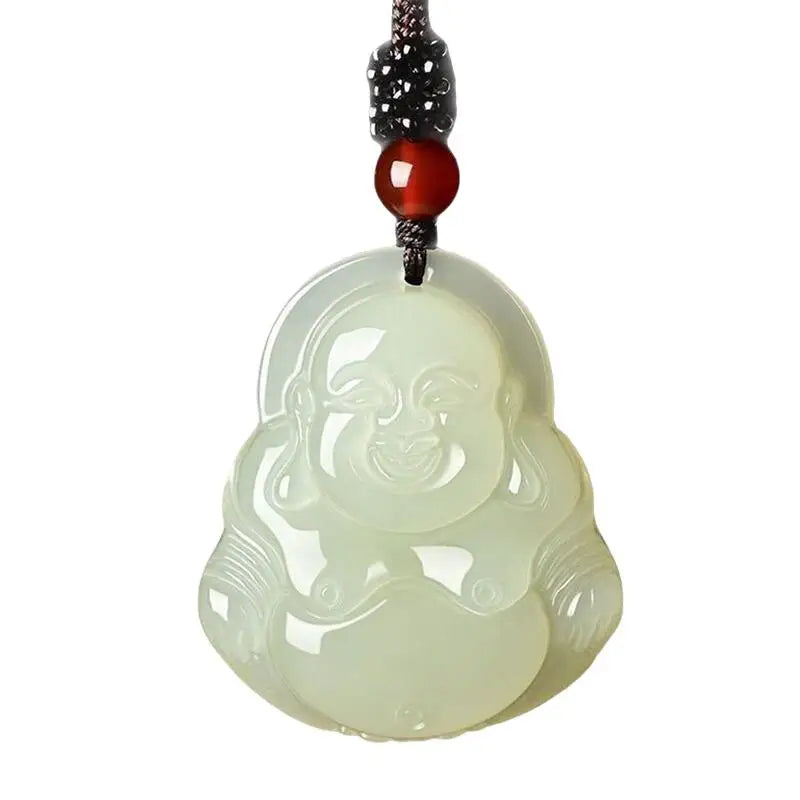 Maitreya Buddha Pendant Necklace – Wealth Blessing Jewelry