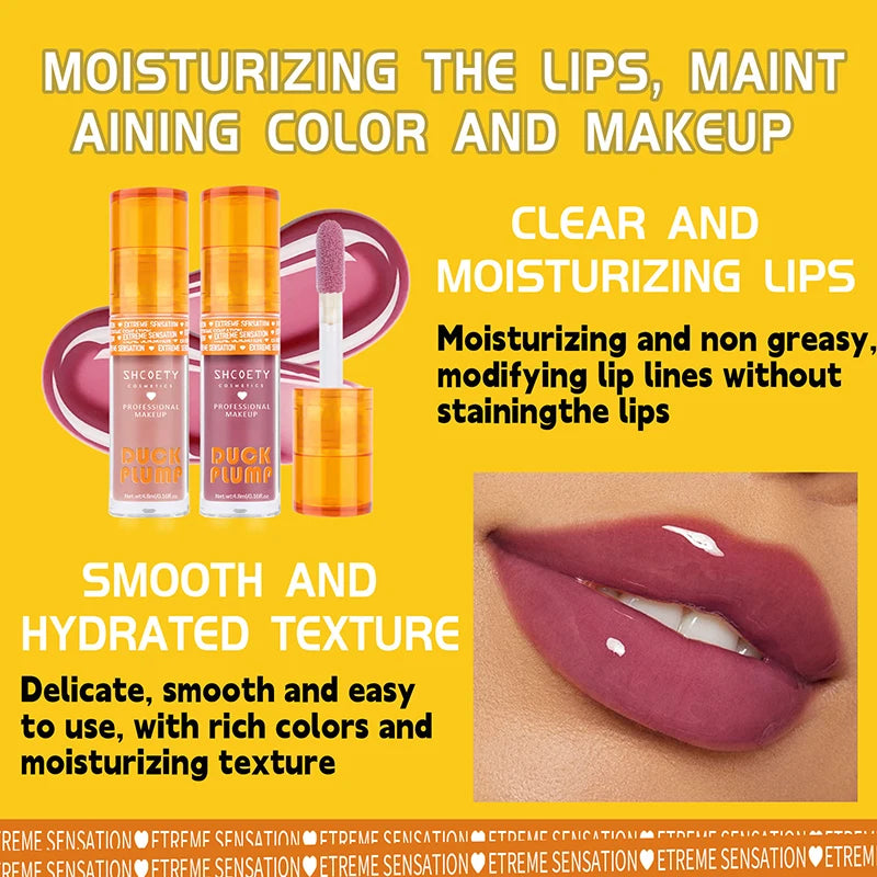 Duck Lip Plumping Oil, Doodle Lip Gloss, Liquid Lipstick, Lip Protectant Oil, Lip Nectar, Mirror Lip Glaze, Moisturizing, Shine Peaceful Pleasures Health and Wellness