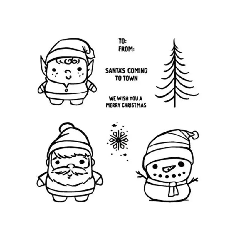 Christmas Carbon Steel Cutting Die & Stamp Set – DIY Crafts