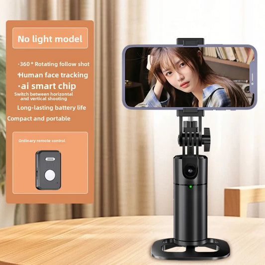 Auto Face Tracking Auto Tracking Gimbal 360° Rotating Stabilizer Function Smartphone Gimbal Stabilizer Intelligent Automatic Peaceful Pleasures Health and Wellness