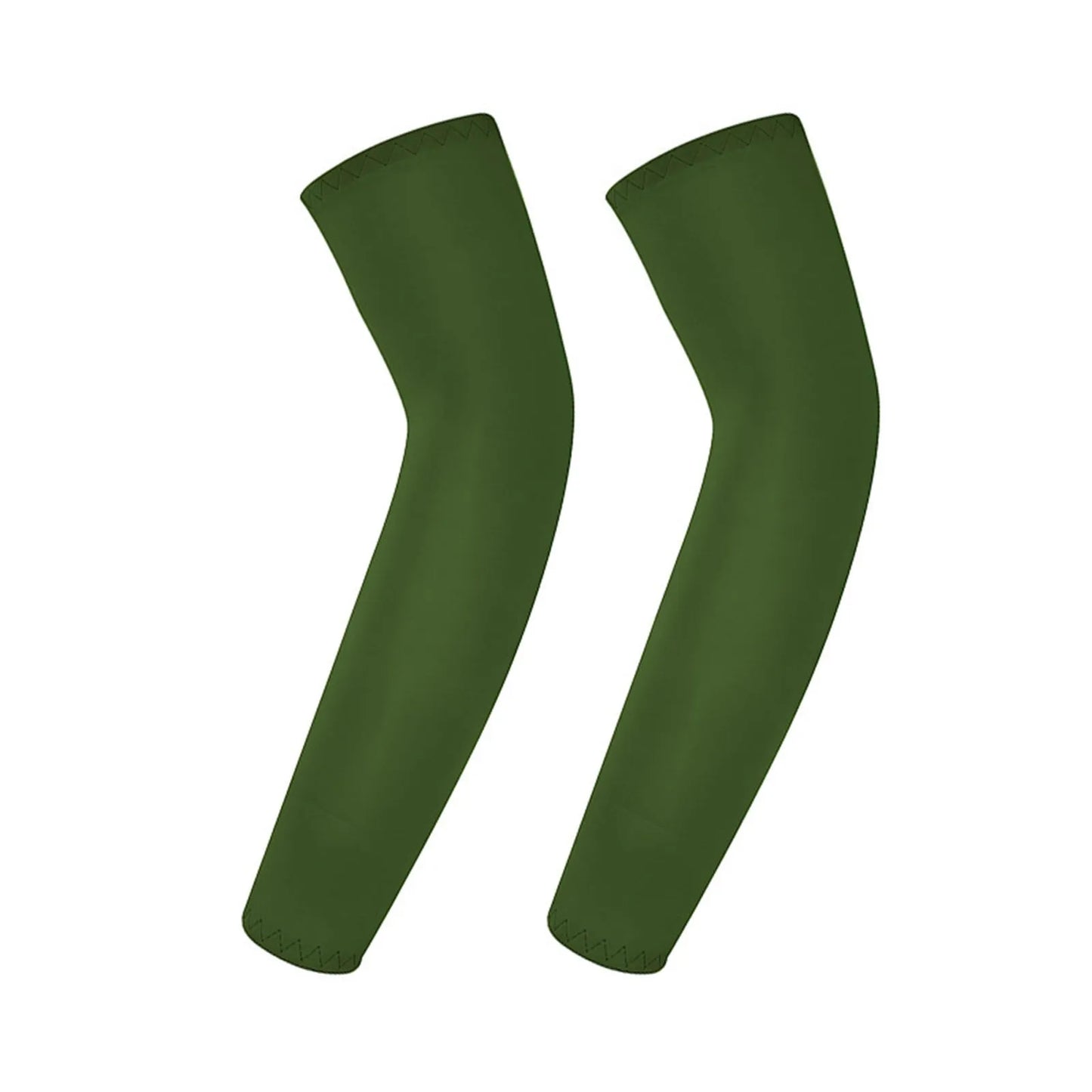 Sports Cooling Arm Sleeves Children's Basketball Cycling Arm Covers Outdoor Sports Mosquito and UV Protection Sleeves Peaceful Pleasures Health and Wellness Army Green L