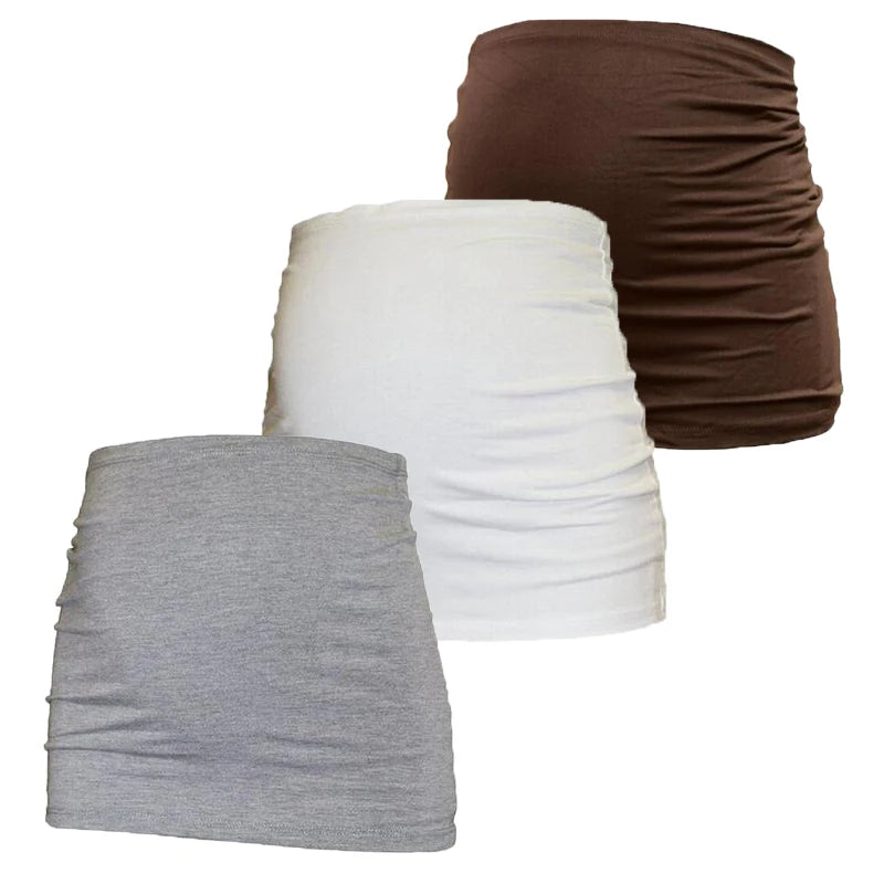 3packs/ Pregnancy Belly Bands Maternity & Postpartum Shirt Extender for All Stages of Pregnancy Corset Prenatal Care Shapewear Peaceful Pleasures Health and Wellness 1 China Mainland M