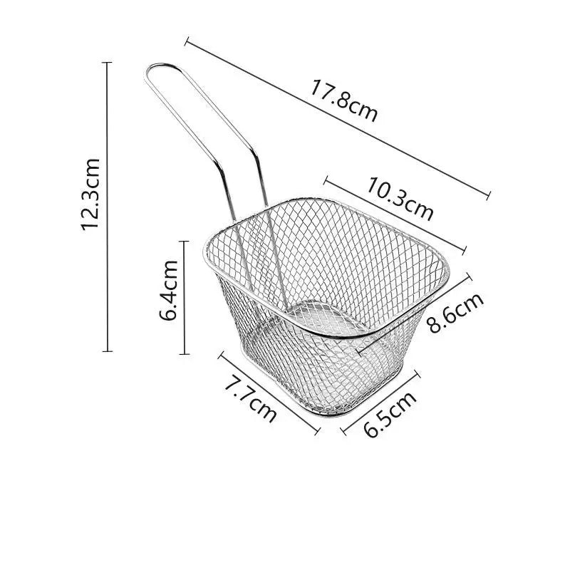 Stainless Steel Mini Frying Basket | French Fries Strainer