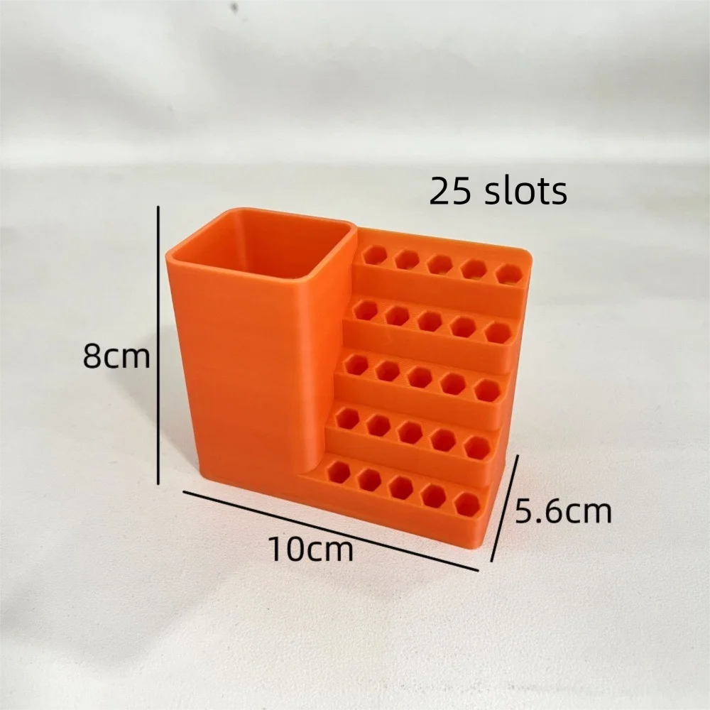 Screwdriver Bit Organizer Rack – 20/25/50/100 Hole Holder