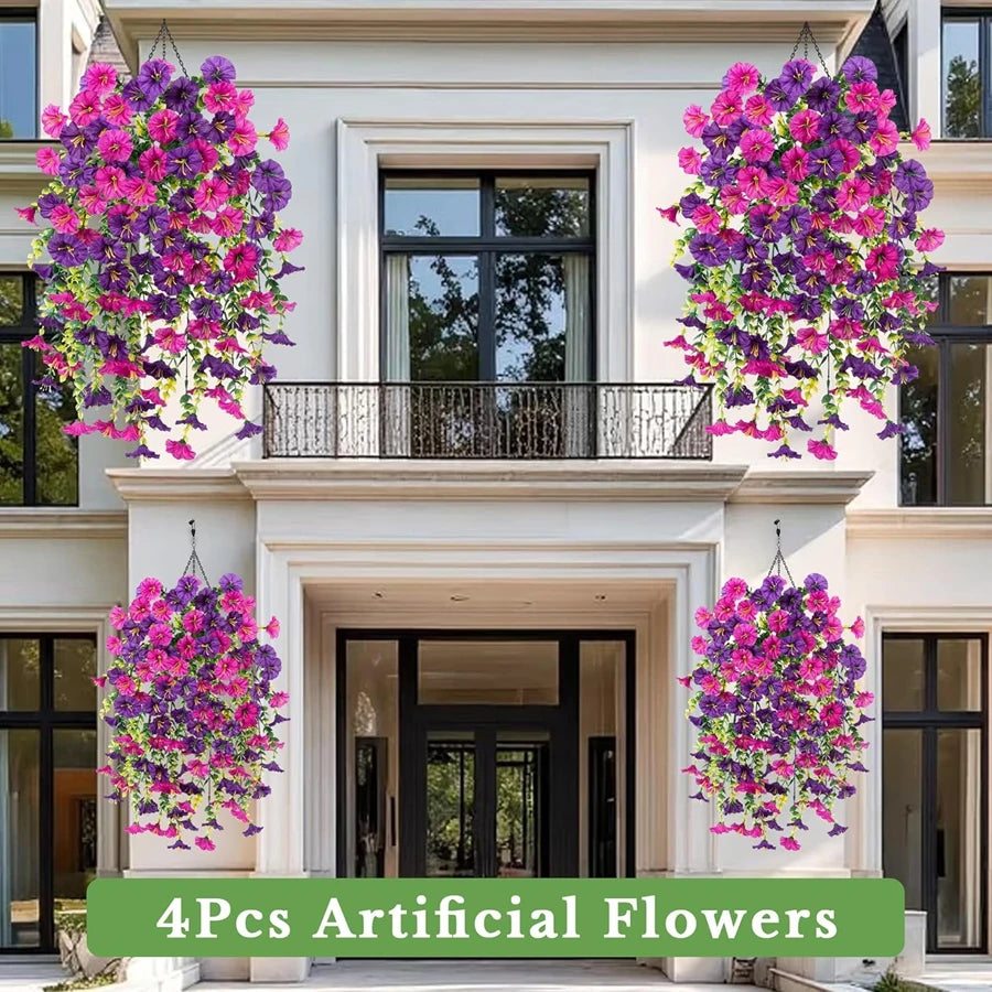 Artificial Morning Glory Vine Flowers – Wedding & Home Decor Artificial Flower Vine Peaceful Pleasures Health and Wellness