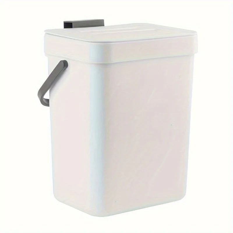 Quiet-Close Sealed Trash Can 3/5L – Space-Saving Eco Bin