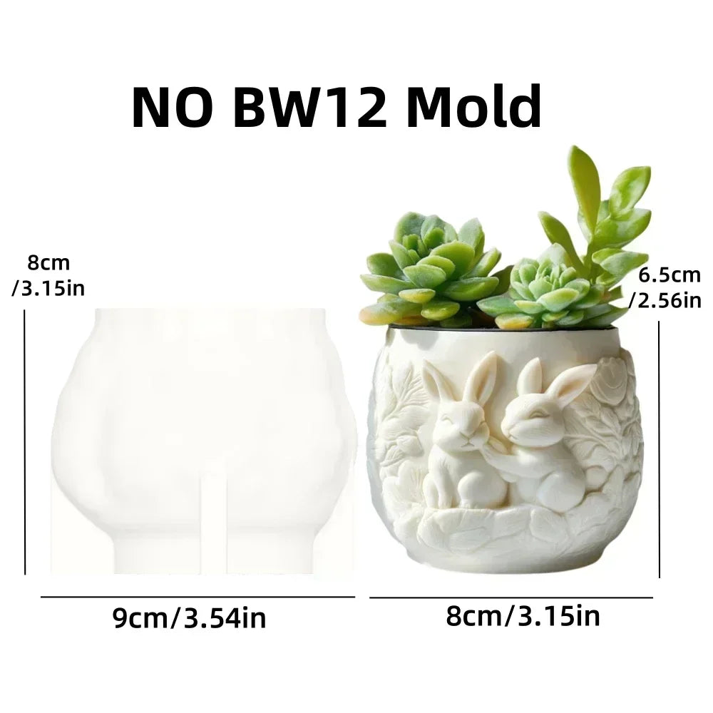 Windmill Town Silicone Mold – Resin Succulent Pot & Storage Box