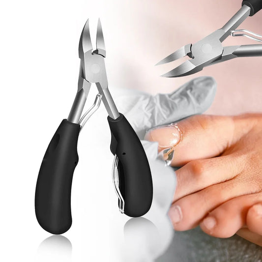 1/5/6/7PCS Ingrown Toenail Clipper Set, Heavy Duty Beak Nail Cutter, Slant Edge Nail Trimmer for Thick Nails Pedicure Tool Nails Peaceful Pleasures Health and Wellness