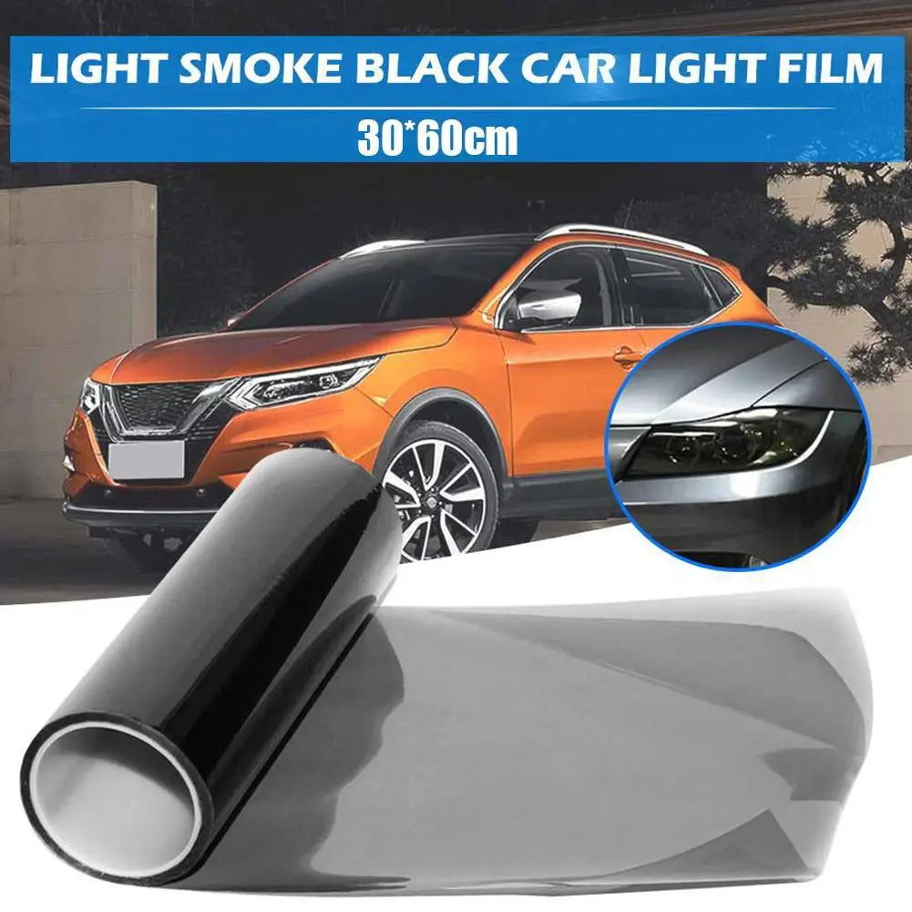 Car Motorcycle Headlight Tint Fog Light Taillight Smoke Tint Vinyl Film Waterproof Film for Headlights Car Body Film Sticker Peaceful Pleasures Health and Wellness