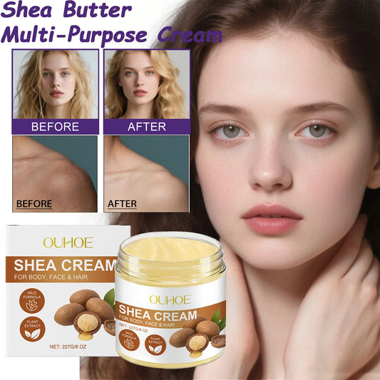 Shea Butter Multi-Purpose Cream – Skin, Body & Hair (227g)