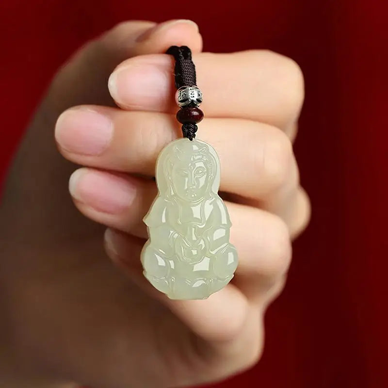 Maitreya Buddha Pendant Necklace – Wealth Blessing Jewelry