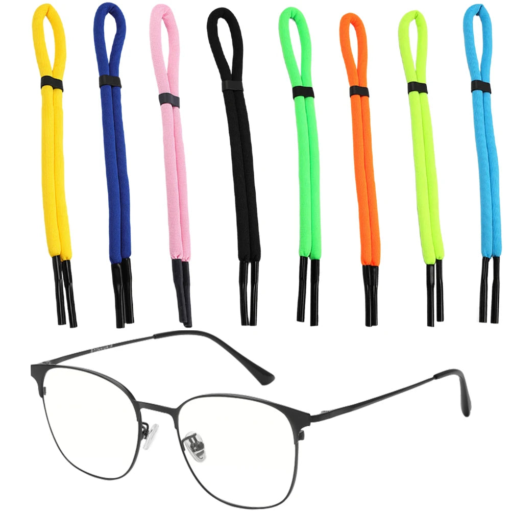 Floating Sunglasses Straps 8-Pack – Eyewear Lanyard for Water Peaceful Pleasures Health and Wellness United States