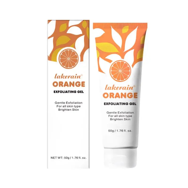 Orange Enzyme Exfoliating Gel – Brightening Face & Body Scrub