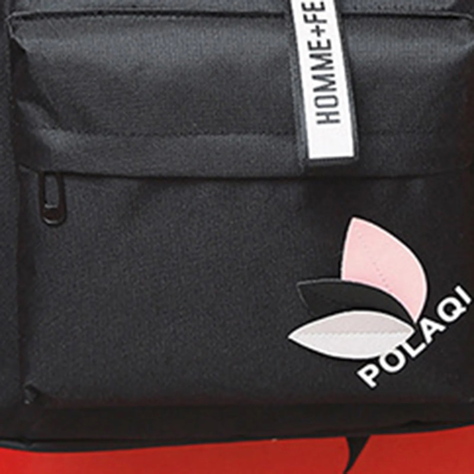 Women's Canvas Backpack for Junior High School Students Triangular Reinforcement Canvas Backpack Waterproof Canvas Backpack Peaceful Pleasures Health and Wellness