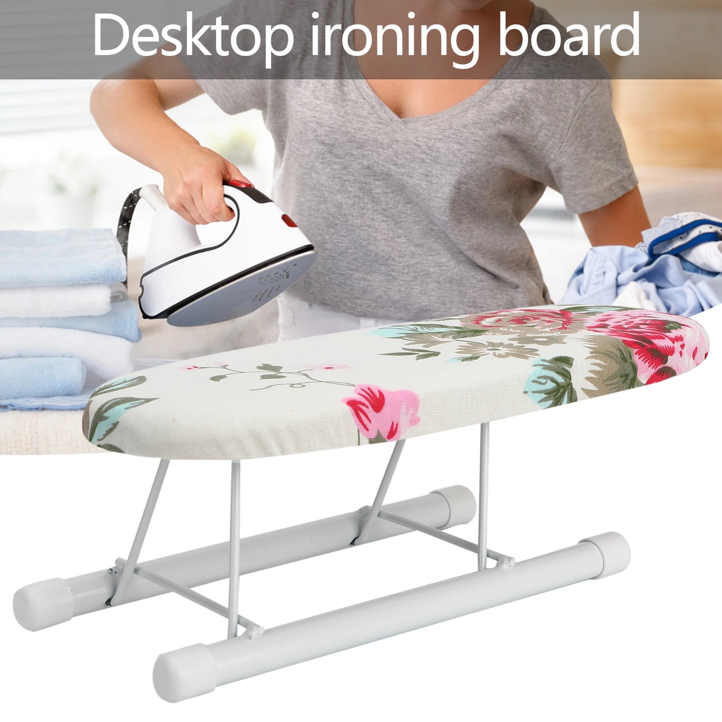 Mini Portable Sleeve Ironing Board Home Desktop Foldable Ironing Board for Easy Storage and Carrying Suitable Shirt, Sleeve Size Peaceful Pleasures Health and Wellness