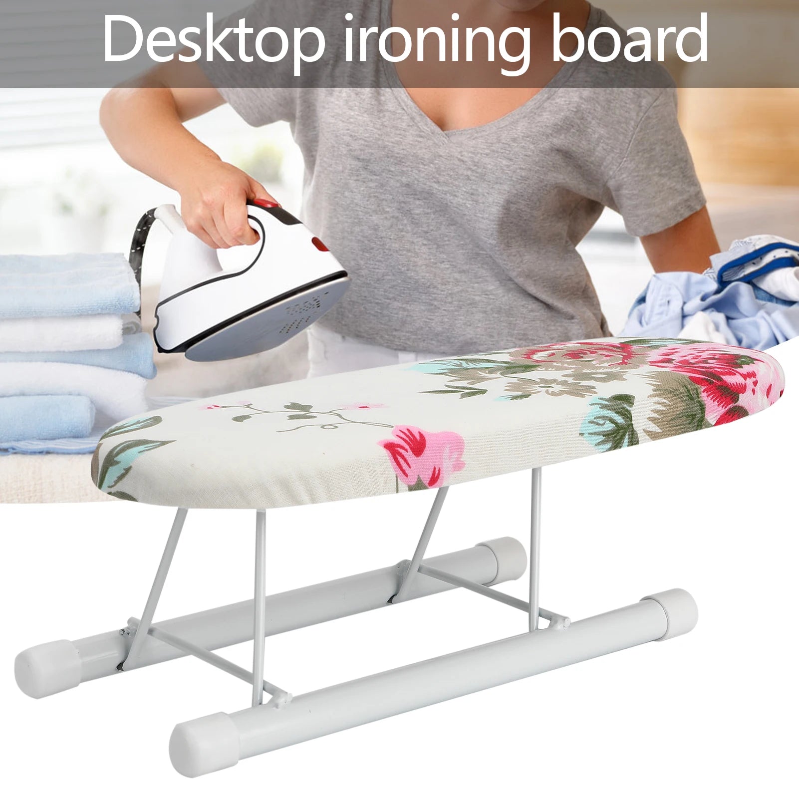 Mini Portable Sleeve Ironing Board Home Desktop Foldable Ironing Board for Easy Storage and Carrying Suitable Shirt, Sleeve Size Peaceful Pleasures Health and Wellness