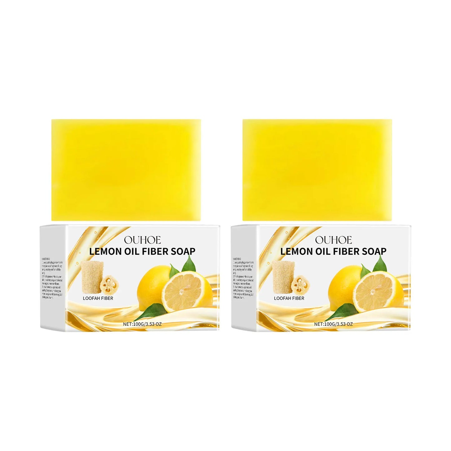 OUHOE Lemon & Honey Body Soap – Cleanse, Exfoliate & Brighten