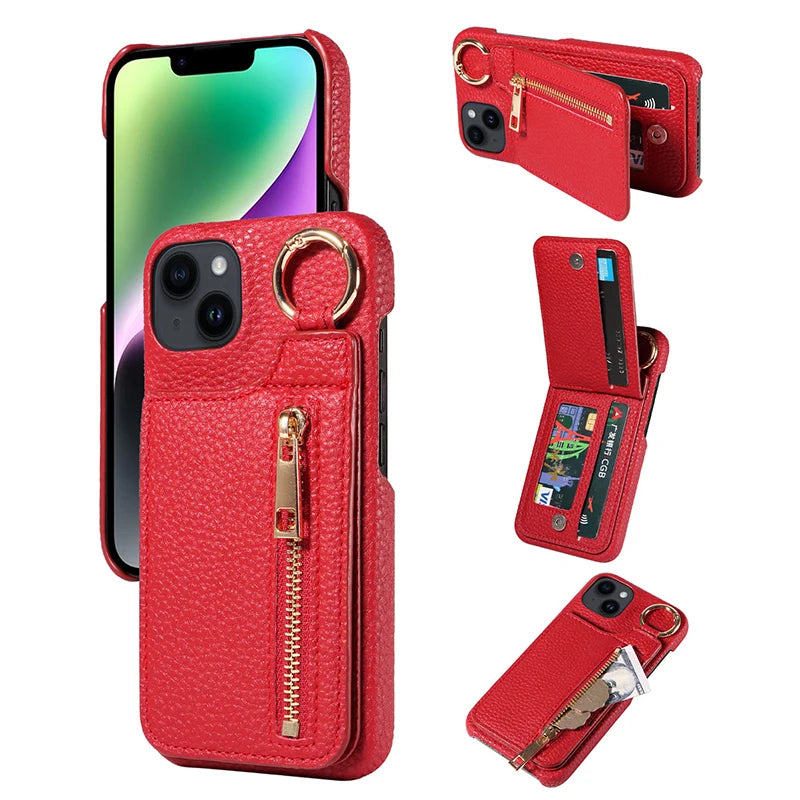 Case for iphone 17 pro max leather case for iphone 15 pro max with pocket for iphone wallet magsafe Phone case card storage Peaceful Pleasures Health and Wellness