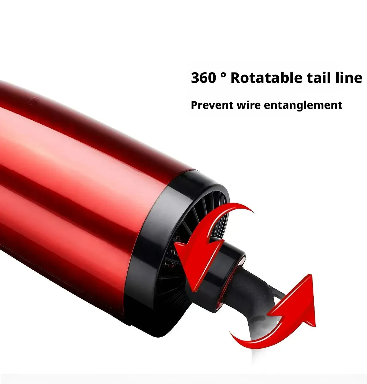 Hair Dryer Brush One Step Hot Air Styler Automatic Rotating Anti-Scald Constant Temperature Straight Curling Iron for Home Use Peaceful Pleasures Health and Wellness