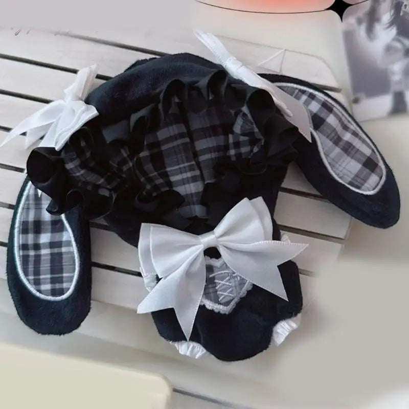 Bunny Costume Romper for 17cm Anime BJD Doll – 3 Styles