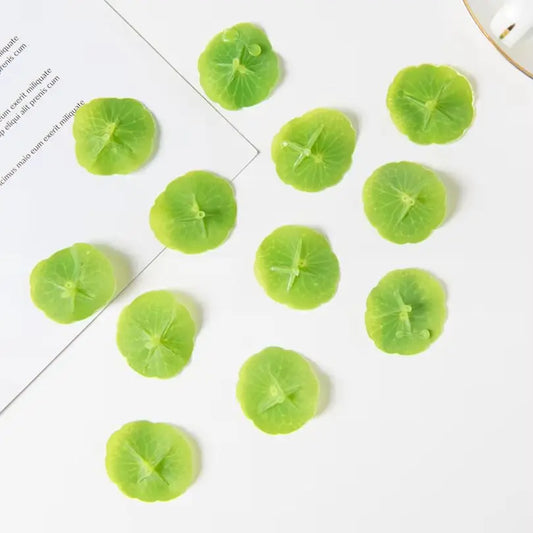 Artificial Green Lotus Leaves 50/100 Pcs – Wedding Party Decor Artificial Leaf Decor Peaceful Pleasures Health and Wellness