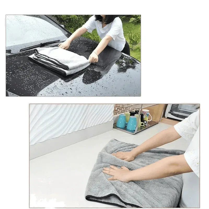Super Absorbent Microfiber Towels – Car, Bath & Home Cleaning Microfiber Cleaning Towel Peaceful Pleasures Health and Wellness