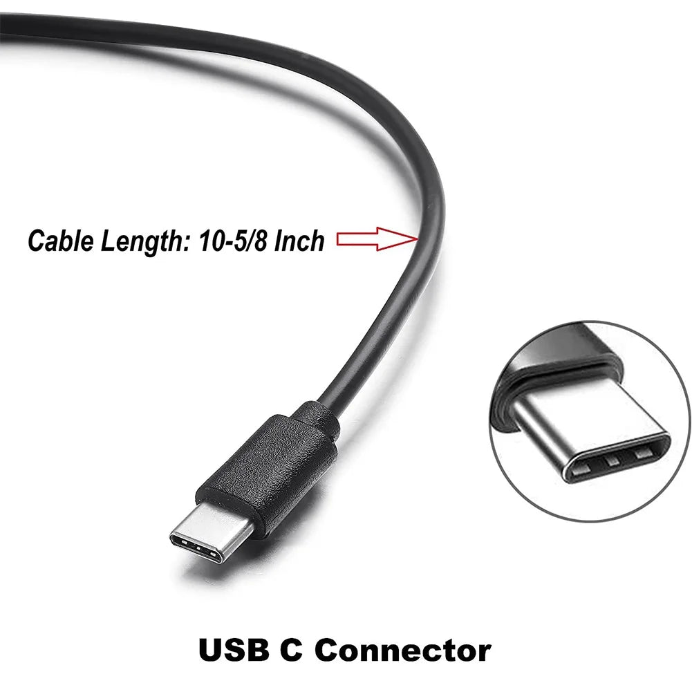12V/24V to 5V USB-C Step-Down Converter 5A 25W IP68