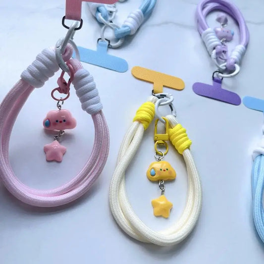 Handmade Acrylic Cloud Phone Lanyard & Keychain Pendant Phone Keychain Pendant Oasis Select