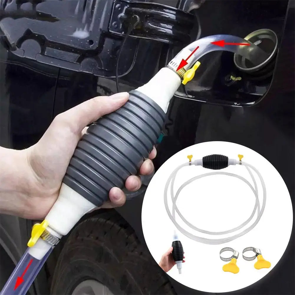 Manual Hand Fuel Transfer Pump Kit – 1/2/3m Hose | Oil & Liquid