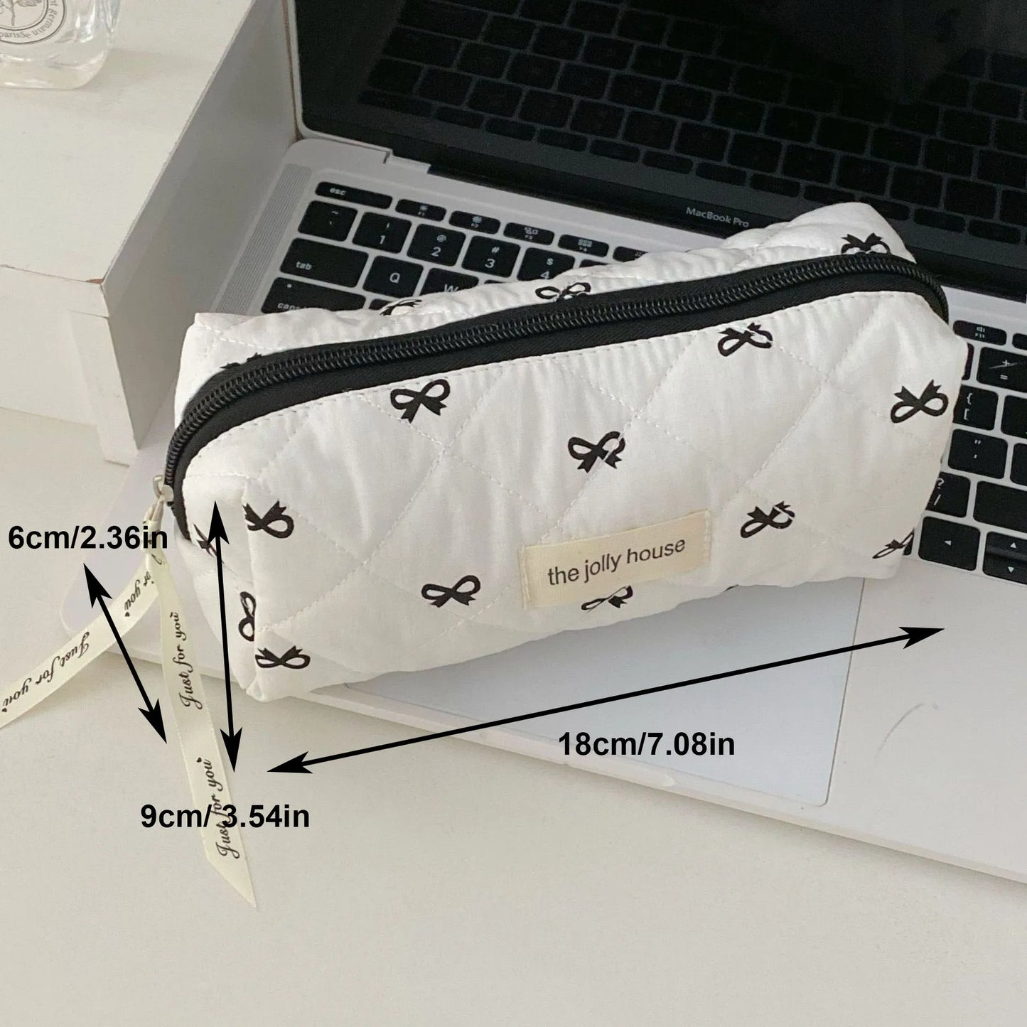 Floral Quilted Cosmetic Bag – Large Travel Makeup Organizer