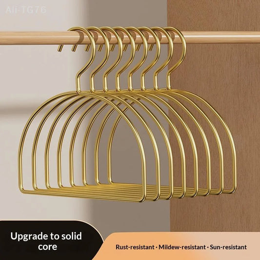 5-Pack Gold Half Round Scarf Hangers | Closet Organizer Closet Scarf Hangers Peaceful Pleasures Health and Wellness Default Title