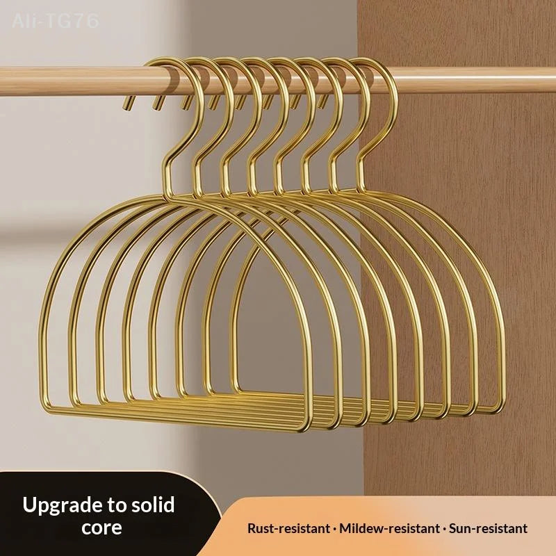 5-Pack Gold Half Round Scarf Hangers | Closet Organizer